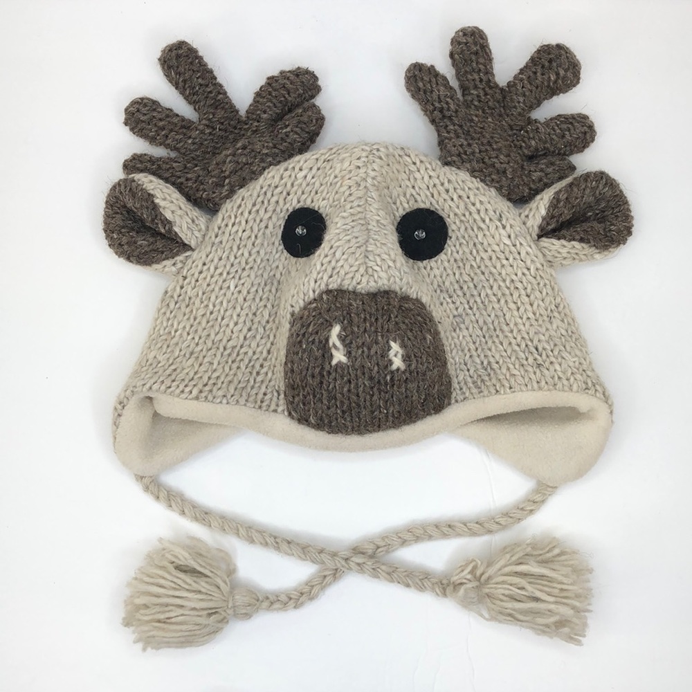 Northern Lifestyles Canada Brown Moose Face Toque